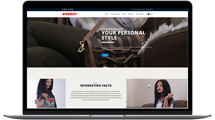 Yegna Developers Portfolio Screenshot